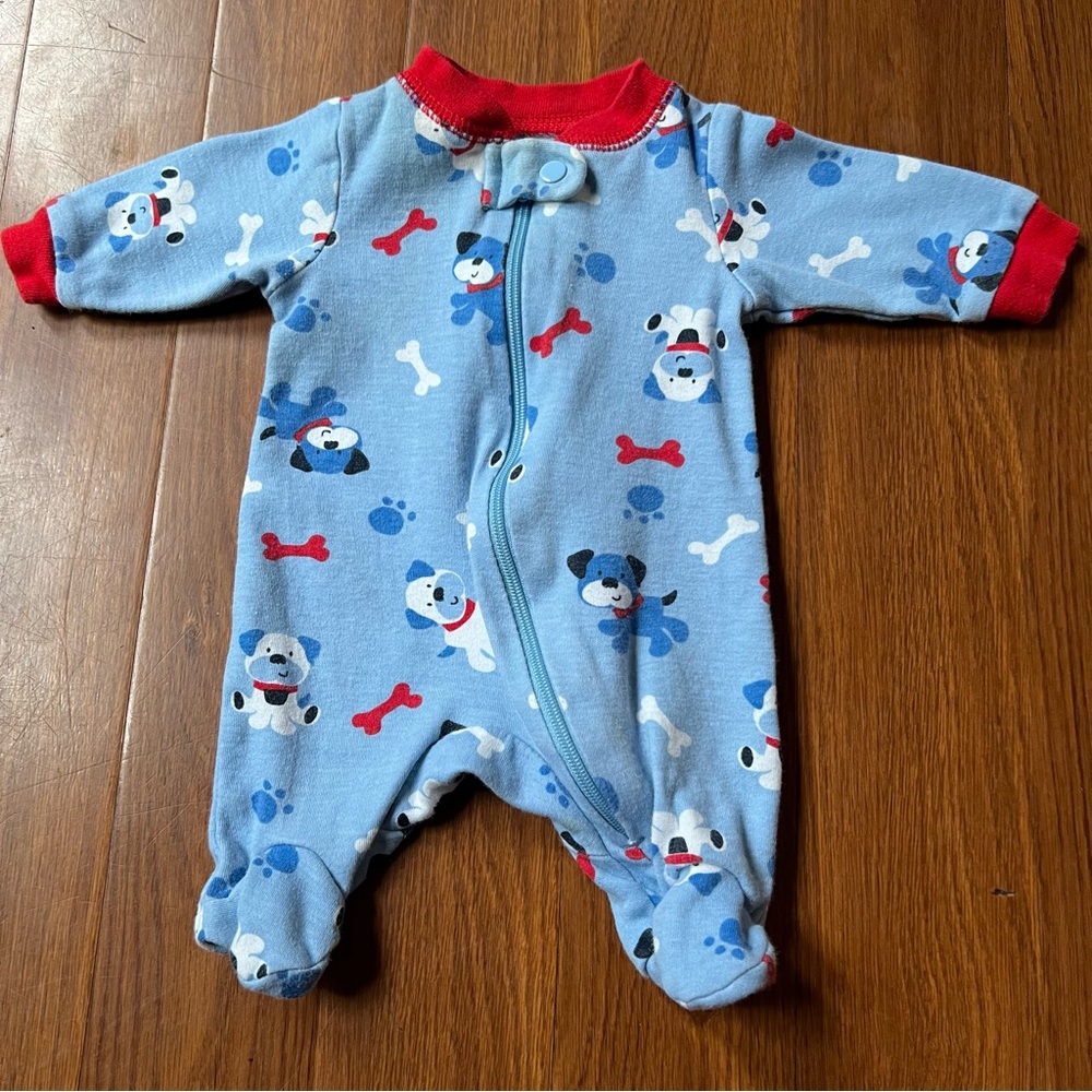 🌴Boys Garanimals Long Sleeve Zip Up Footie
